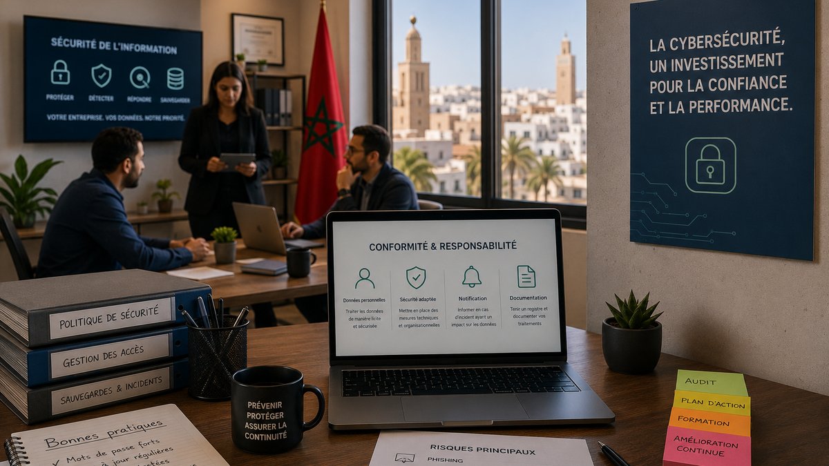 Cybersécurité des PME marocaines : ce que la loi exige vraiment