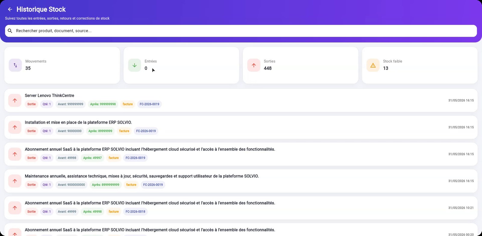 SOLVIO — Stock